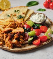 Csirke gyros tál